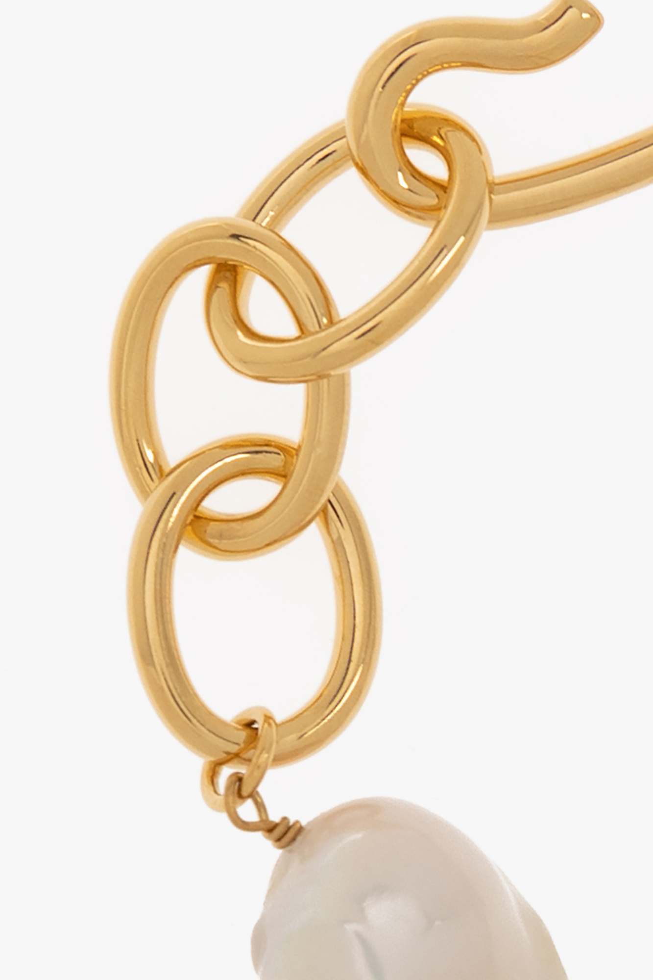 Gold Pearl-embellished bracelet JIL SANDER - Vitkac AS